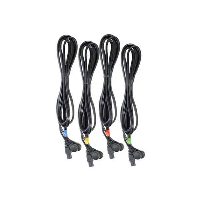 compex-c-bles-6p-snap-x4-noir-c-bles-de-rechange-pour-lectrostimulateurs-filaire image 1